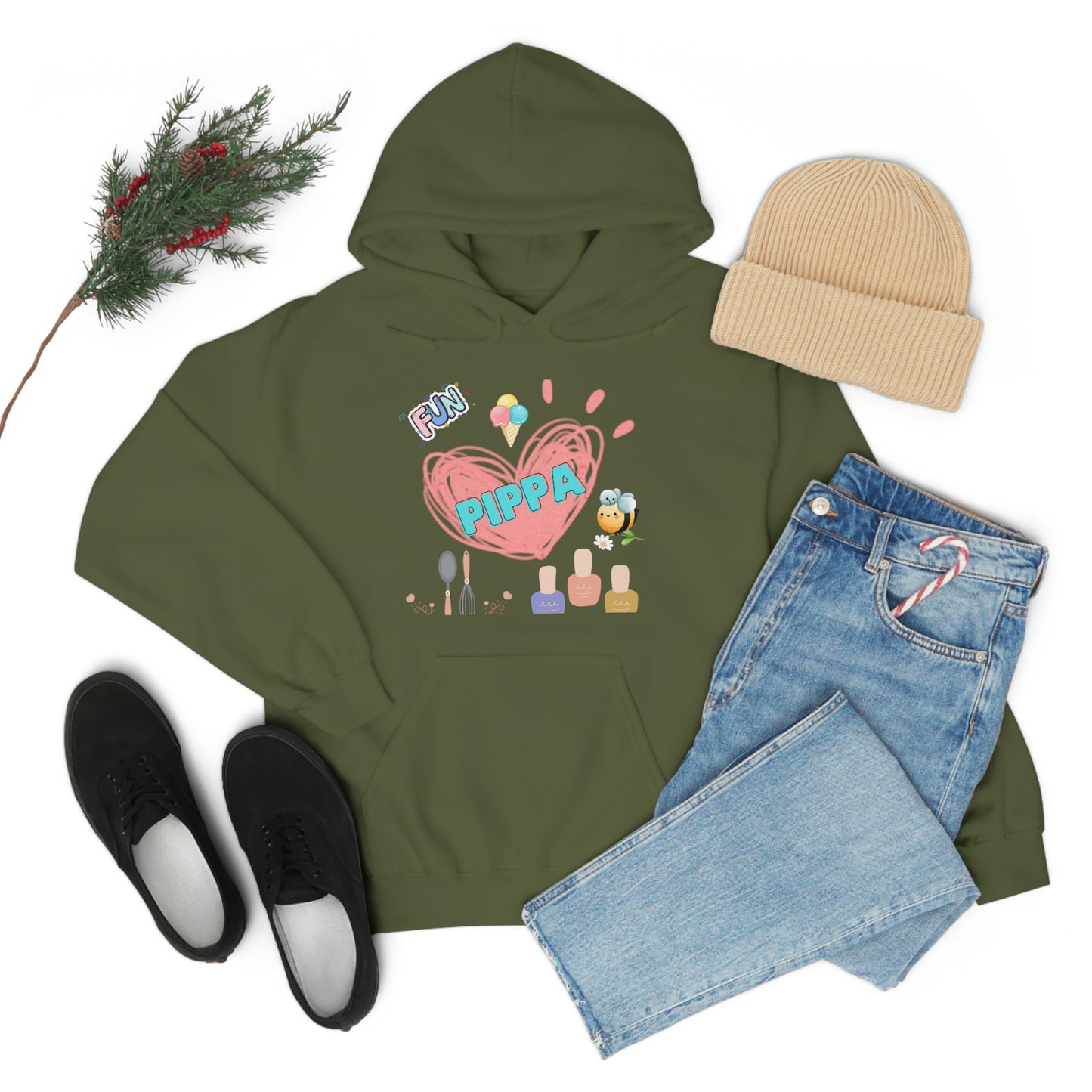 Pippa's Hoodie Unisex Heavy Blend Hooded Sweatshirt