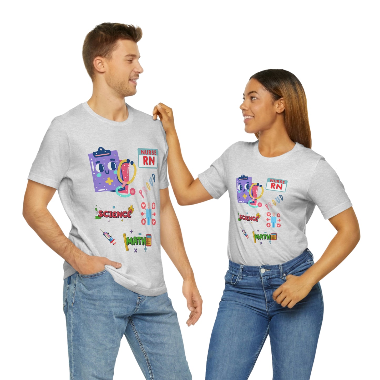 Nurse RN Unisex Jersey Short Sleeve Tee Shirt