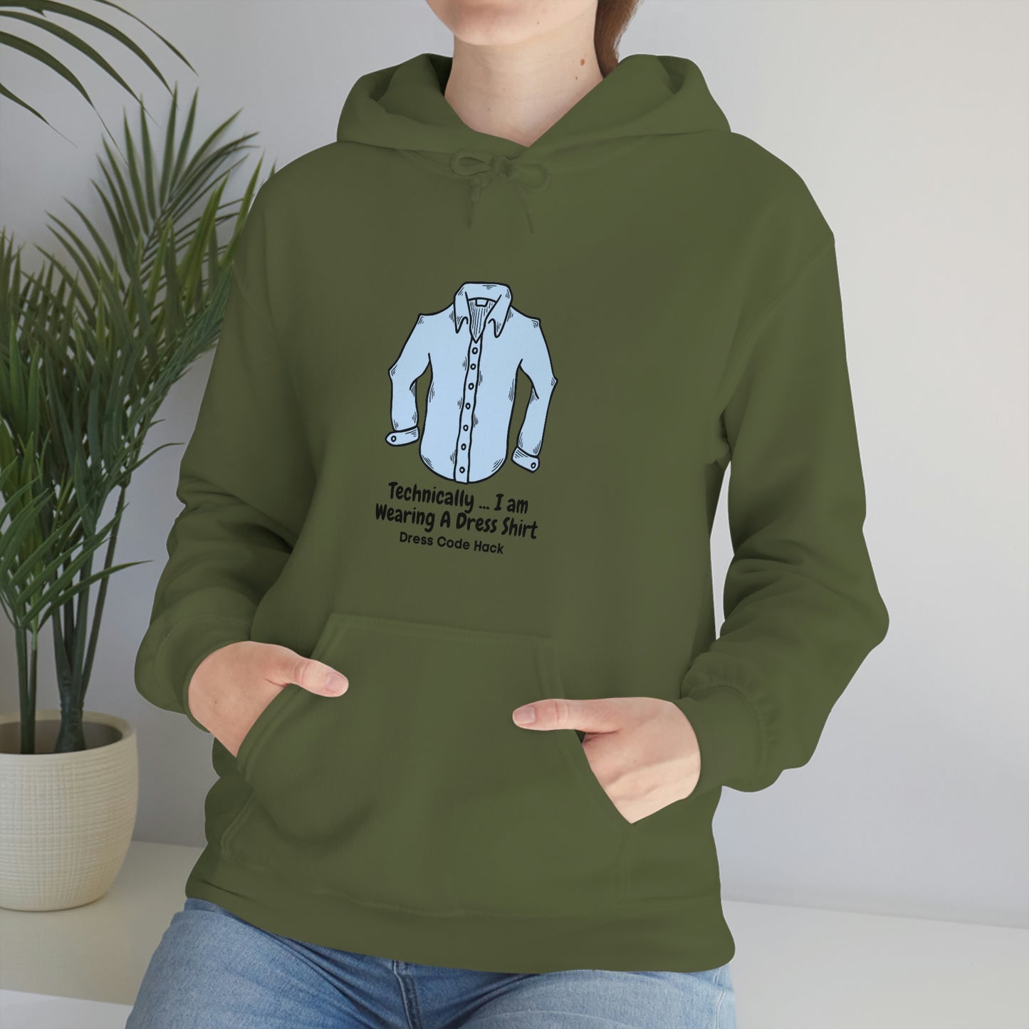 Dress Code Hack Hoodie Unisex Heavy Blend Hooded Sweatshirt