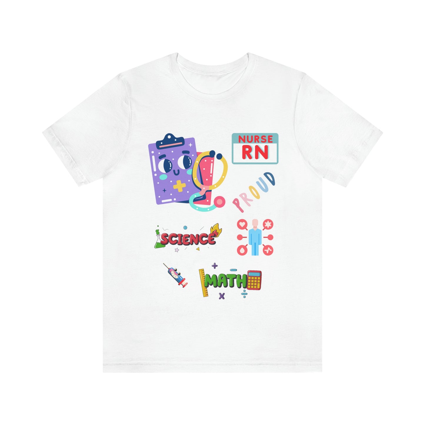 Nurse RN Unisex Jersey Short Sleeve Tee Shirt