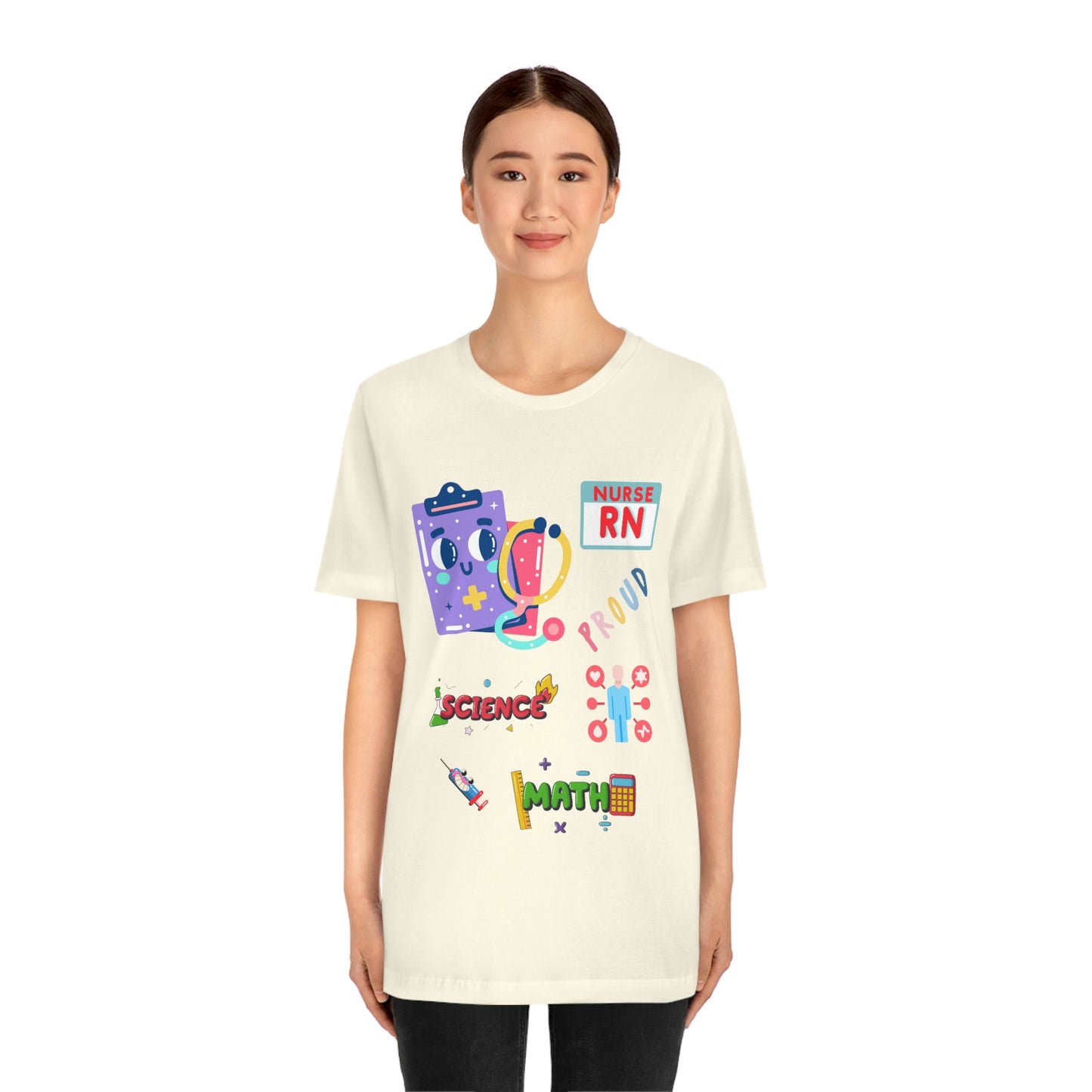 Nurse RN Unisex Jersey Short Sleeve Tee Shirt