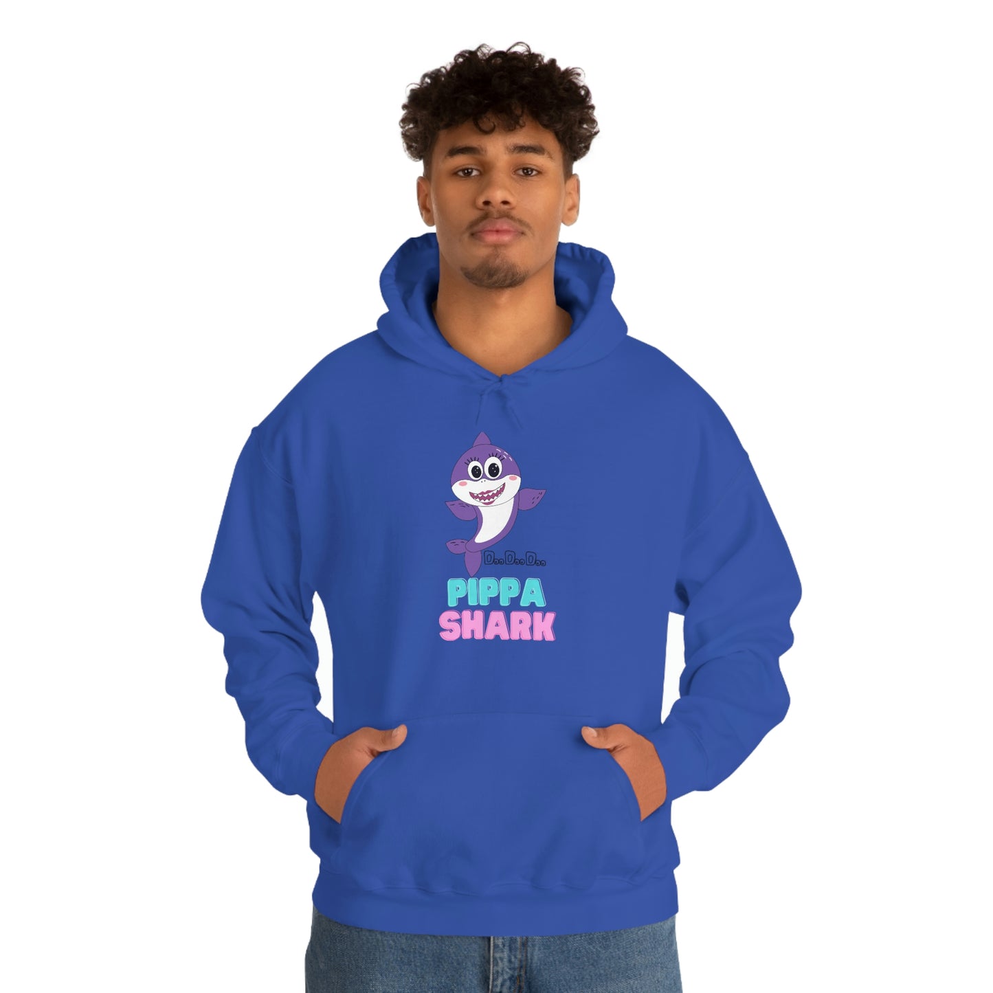 Pippa Shark Hoodie Unisex Heavy Blend Hooded Sweatshirt