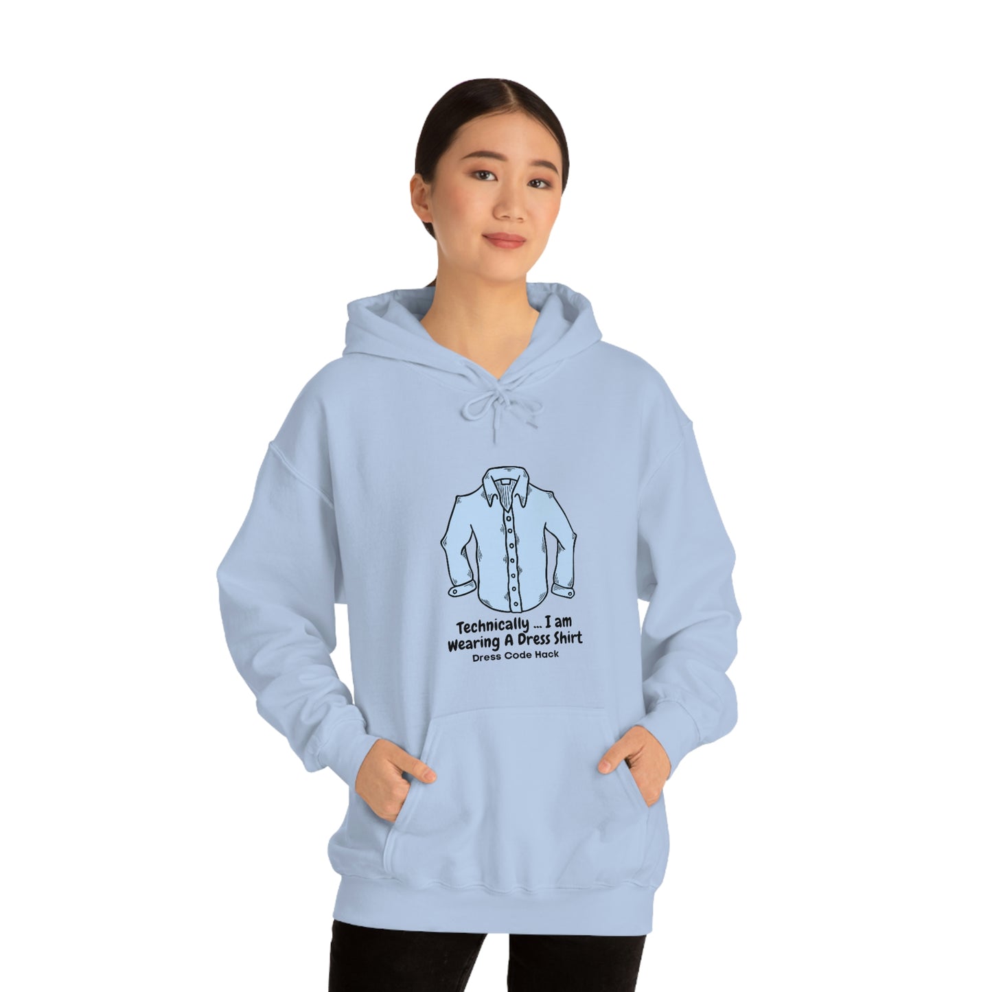 Dress Code Hack Hoodie Unisex Heavy Blend Hooded Sweatshirt