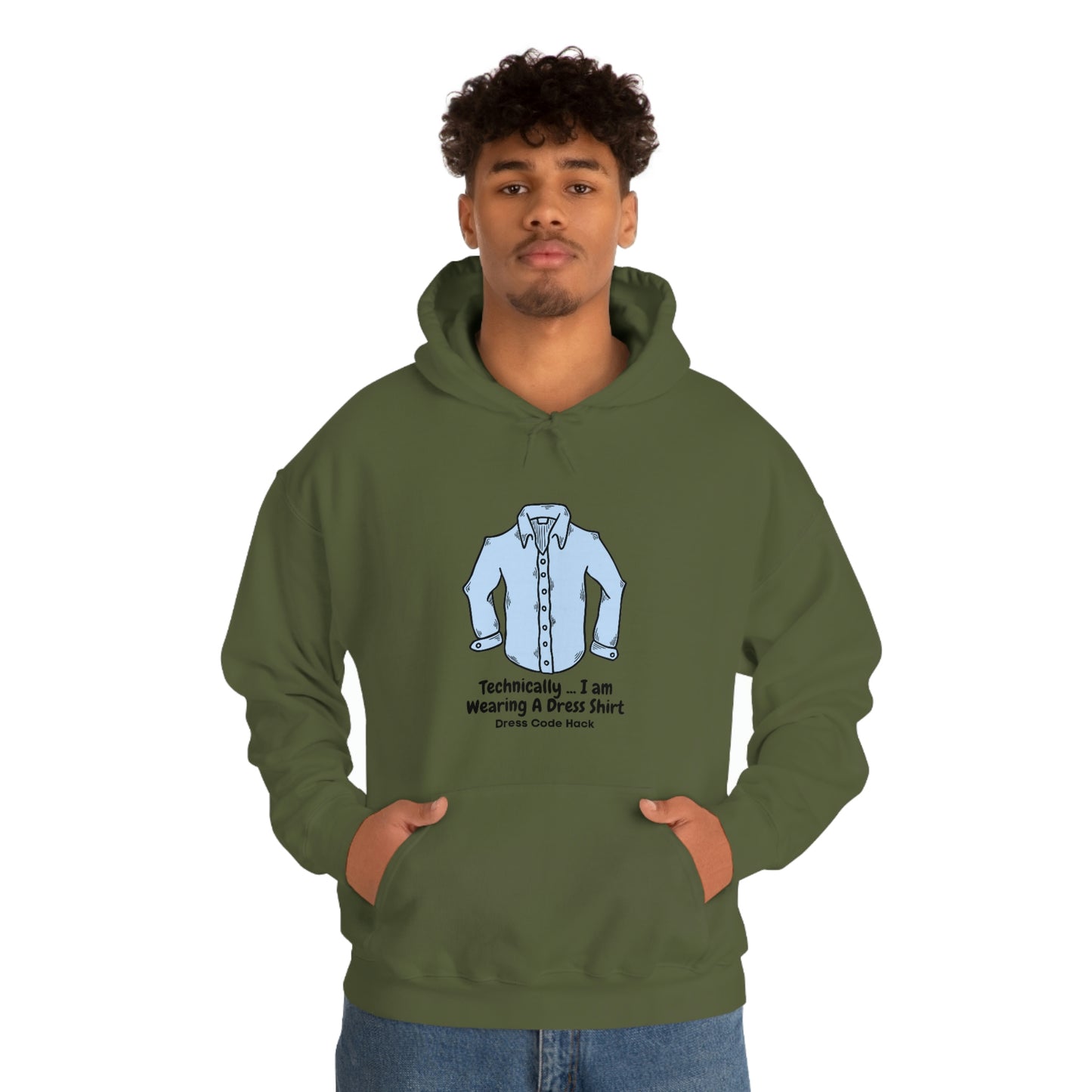 Dress Code Hack Hoodie Unisex Heavy Blend Hooded Sweatshirt