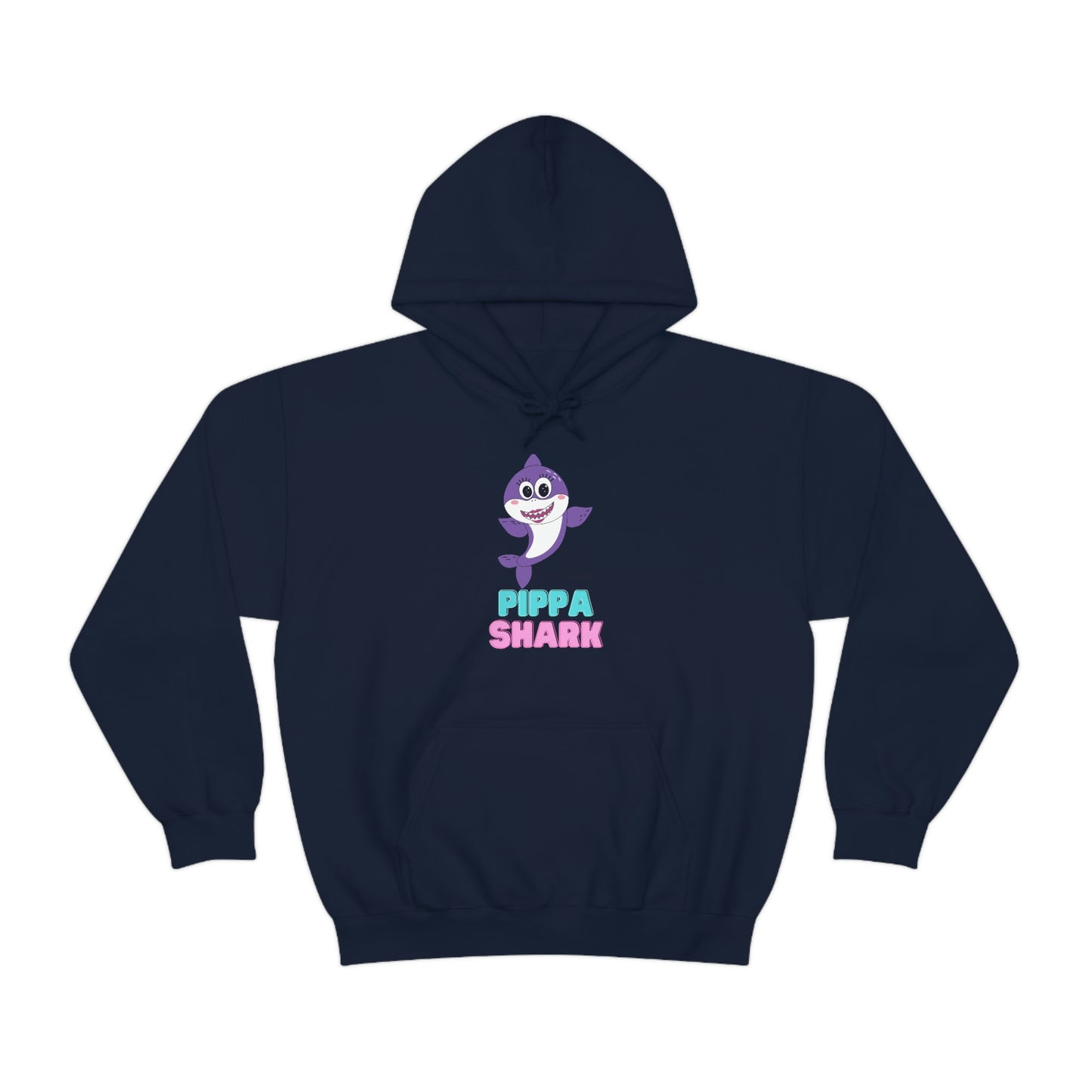 Pippa Shark Hoodie Unisex Heavy Blend Hooded Sweatshirt
