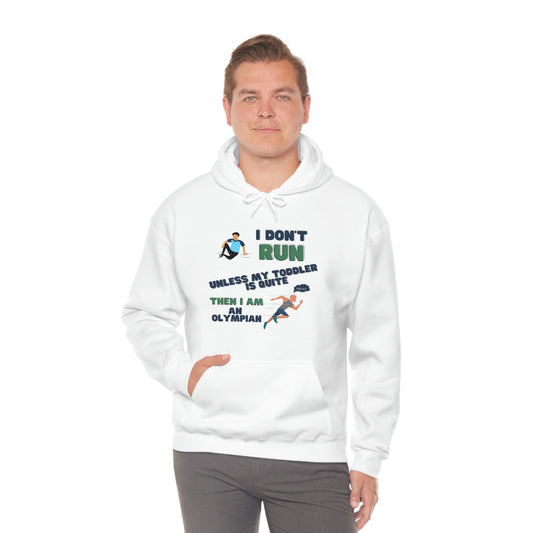 I Don't Run Unisex Heavy Blend Hooded Sweatshirt