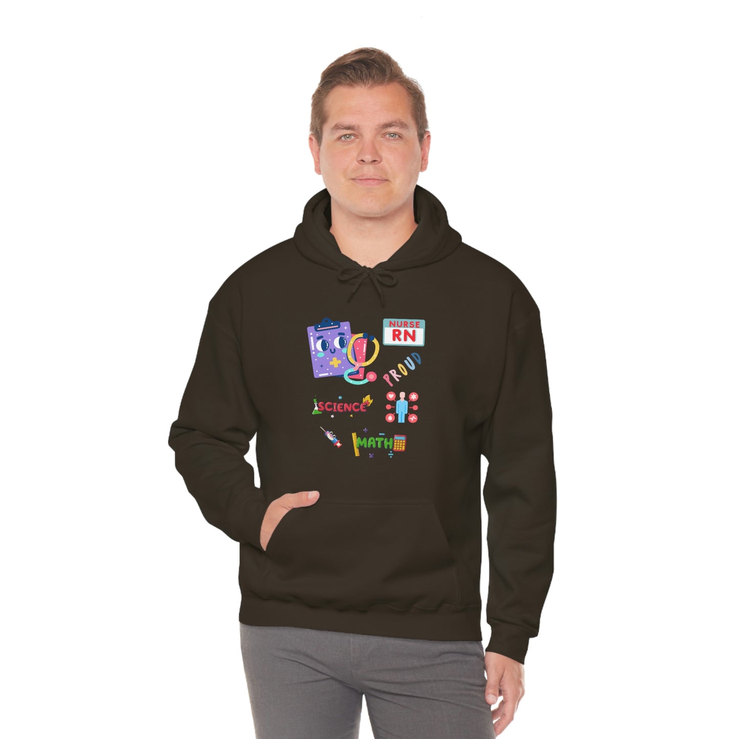 Nurse RN Unisex Heavy Blend Hooded Sweatshirt Hoodie