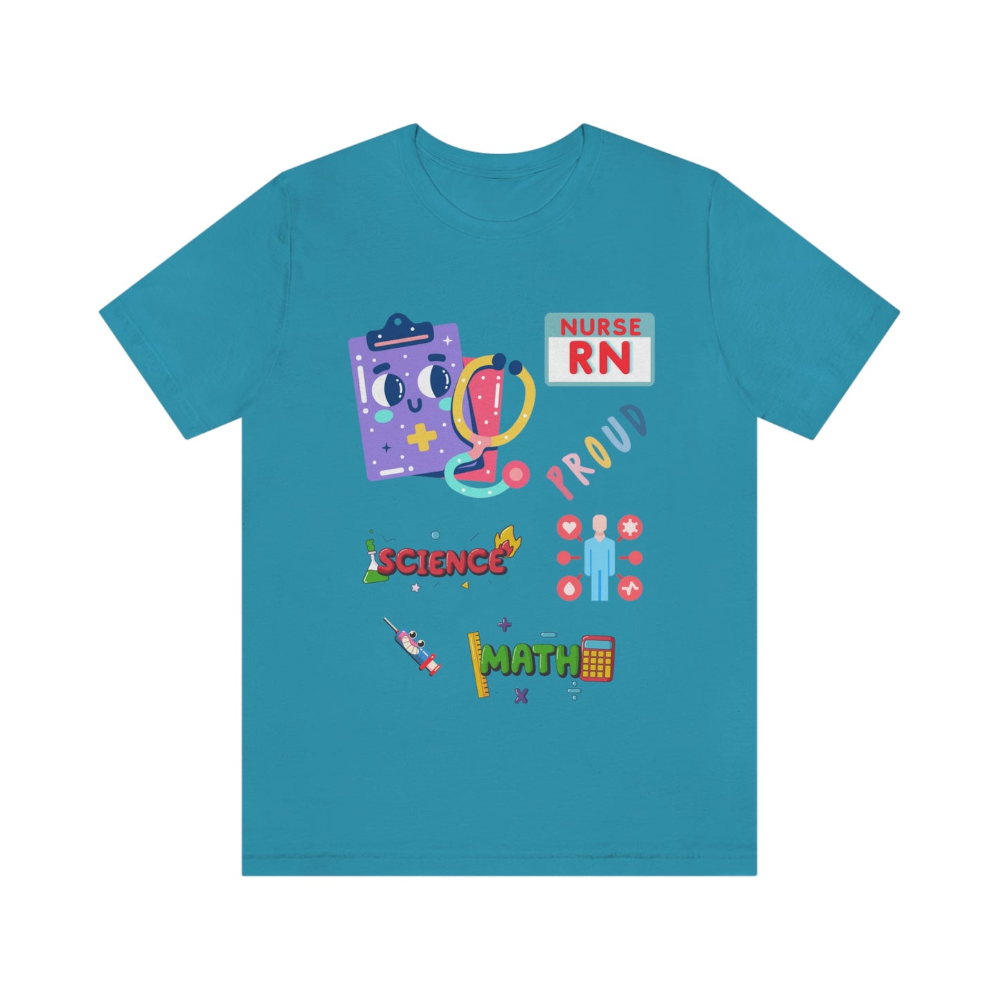Nurse RN Unisex Jersey Short Sleeve Tee Shirt