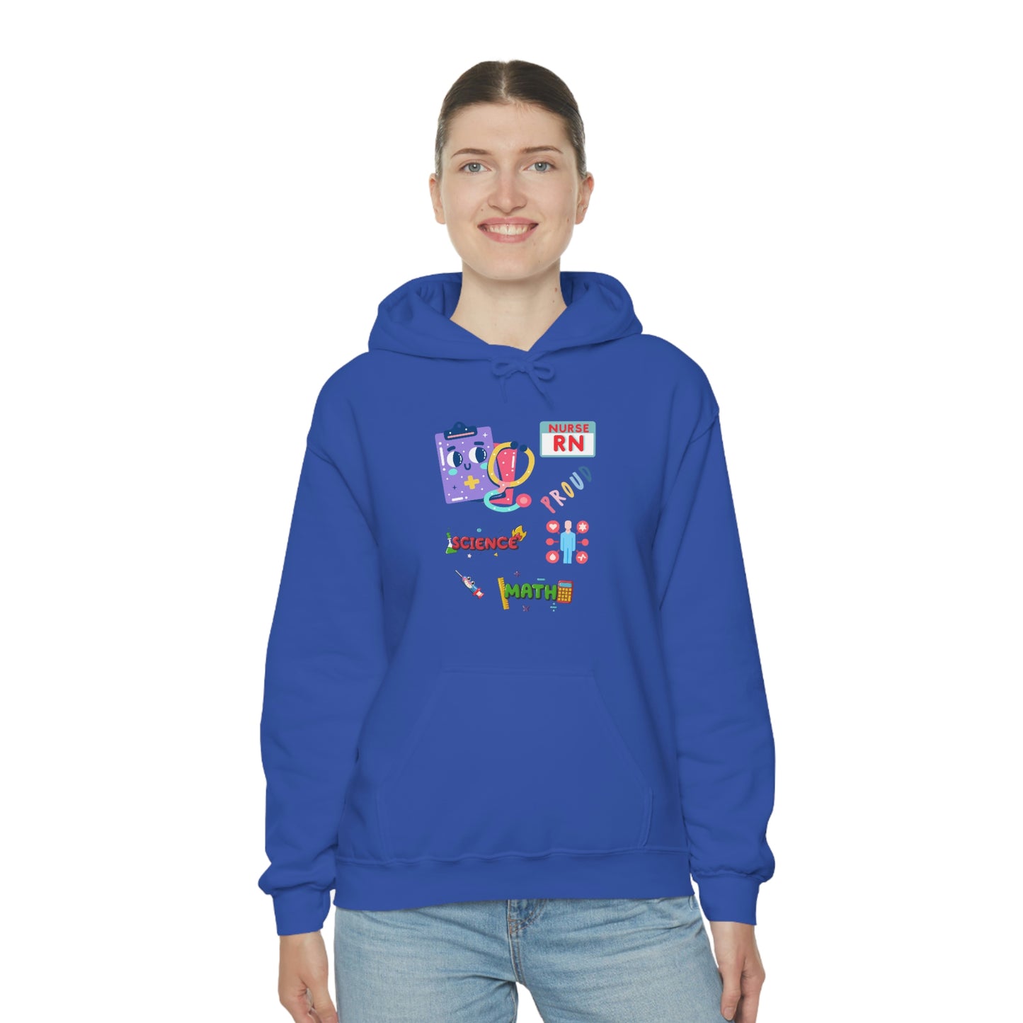 Nurse RN Unisex Heavy Blend Hooded Sweatshirt Hoodie