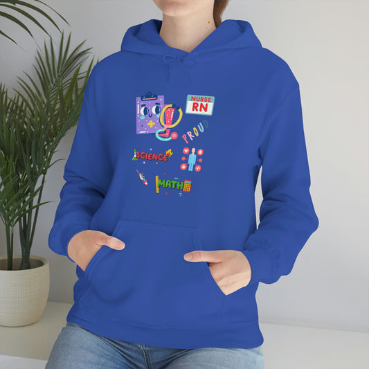 Nurse RN Unisex Heavy Blend Hooded Sweatshirt Hoodie