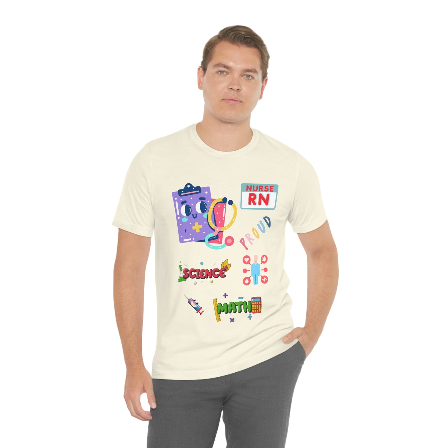 Nurse RN Unisex Jersey Short Sleeve Tee Shirt