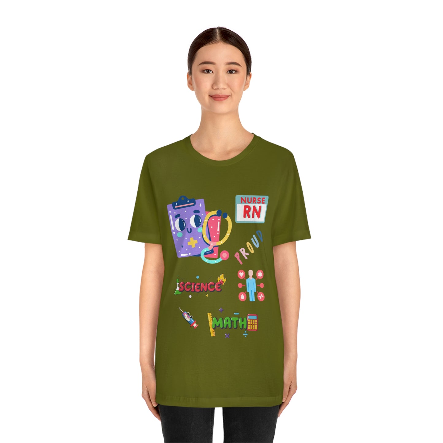 Nurse RN Unisex Jersey Short Sleeve Tee Shirt