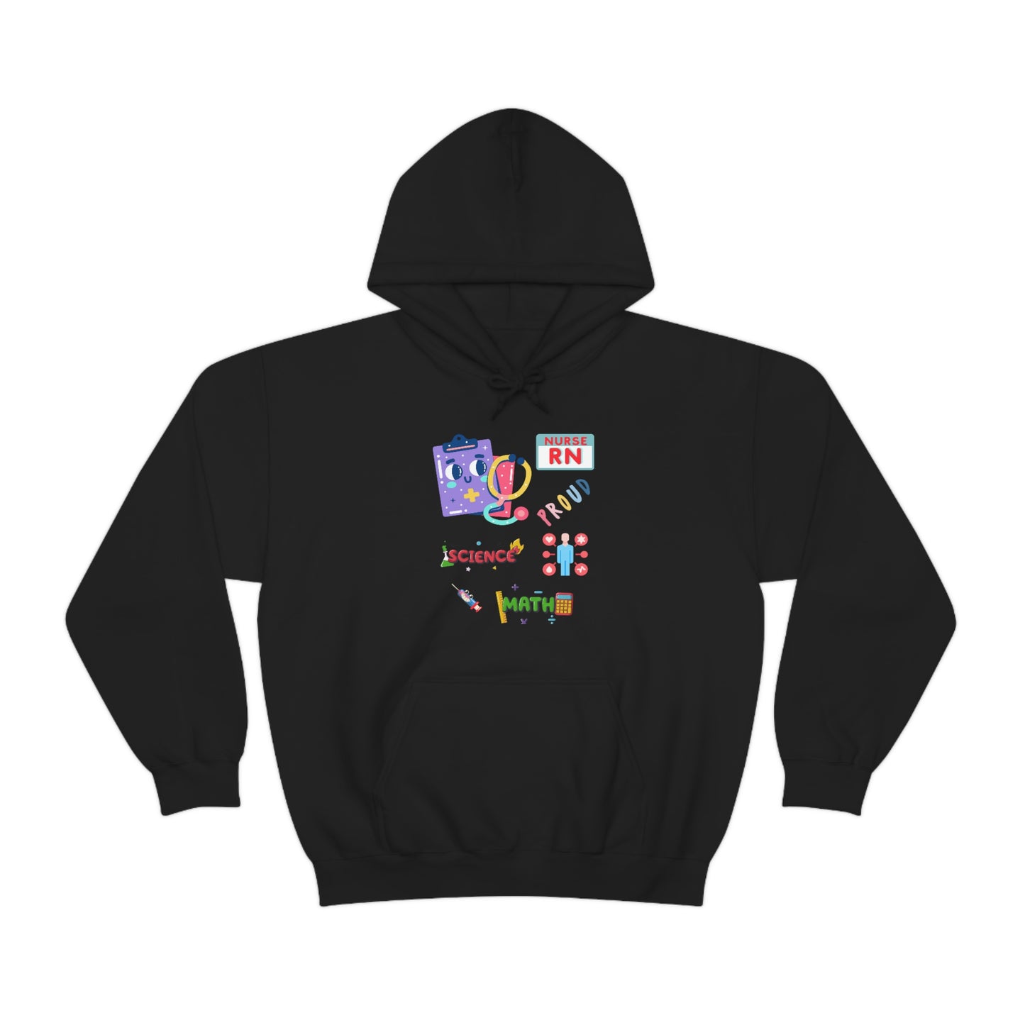 Nurse RN Unisex Heavy Blend Hooded Sweatshirt Hoodie