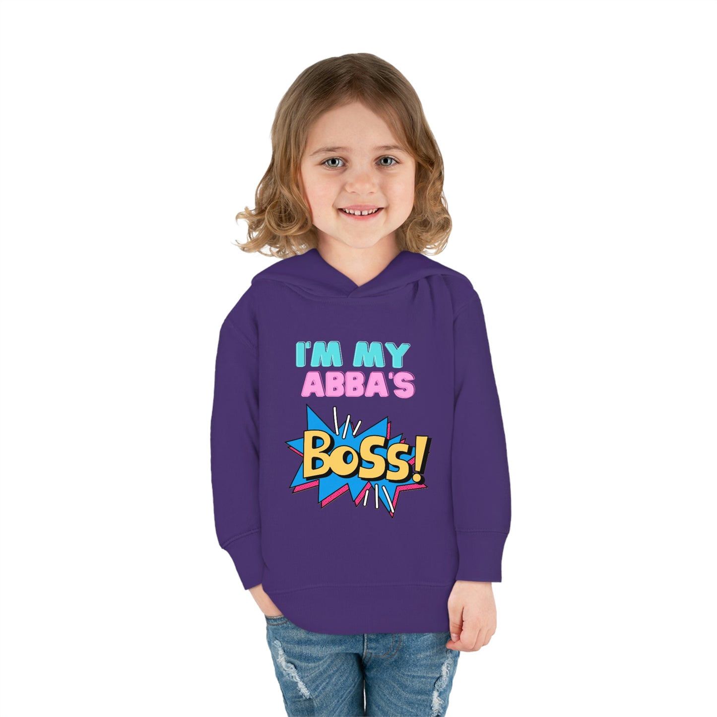 Abba Boss Toddler Pullover Fleece Hoodie