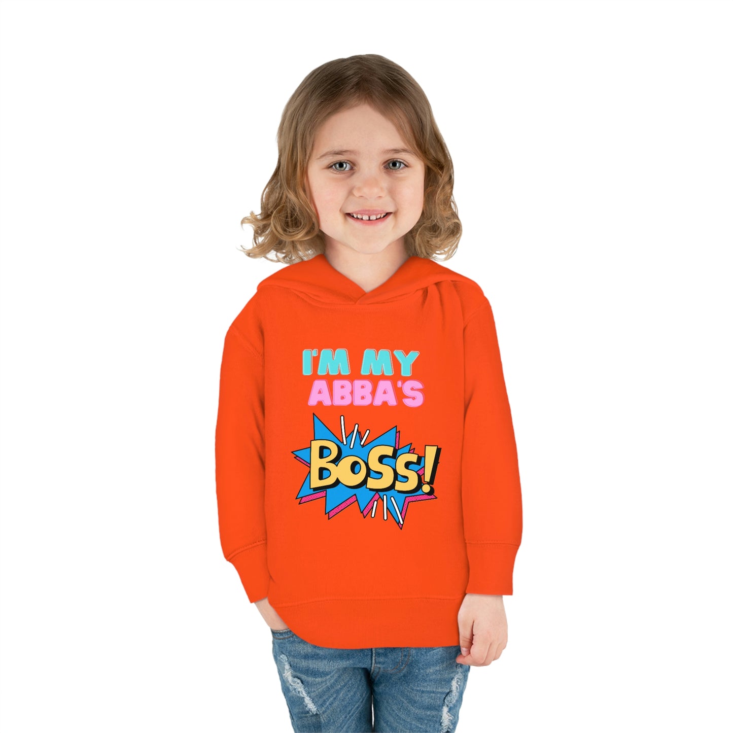 Abba Boss Toddler Pullover Fleece Hoodie