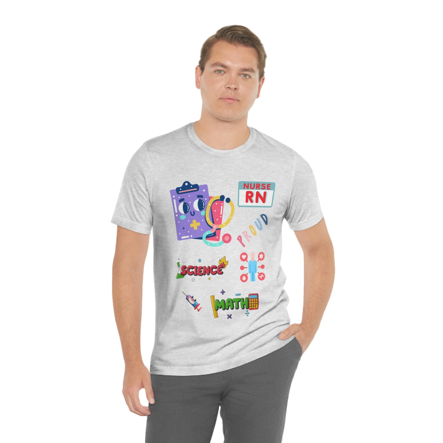 Nurse RN Unisex Jersey Short Sleeve Tee Shirt