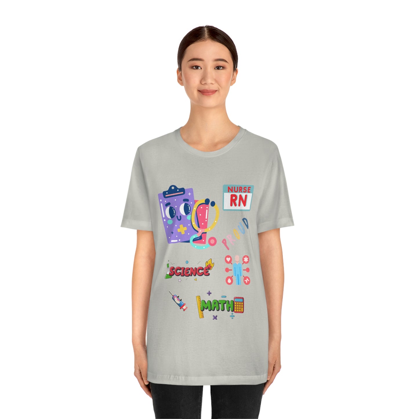 Nurse RN Unisex Jersey Short Sleeve Tee Shirt