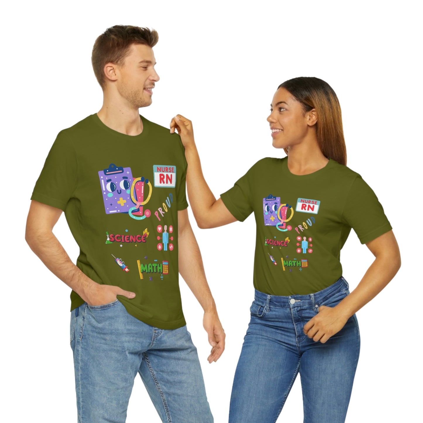 Nurse RN Unisex Jersey Short Sleeve Tee Shirt
