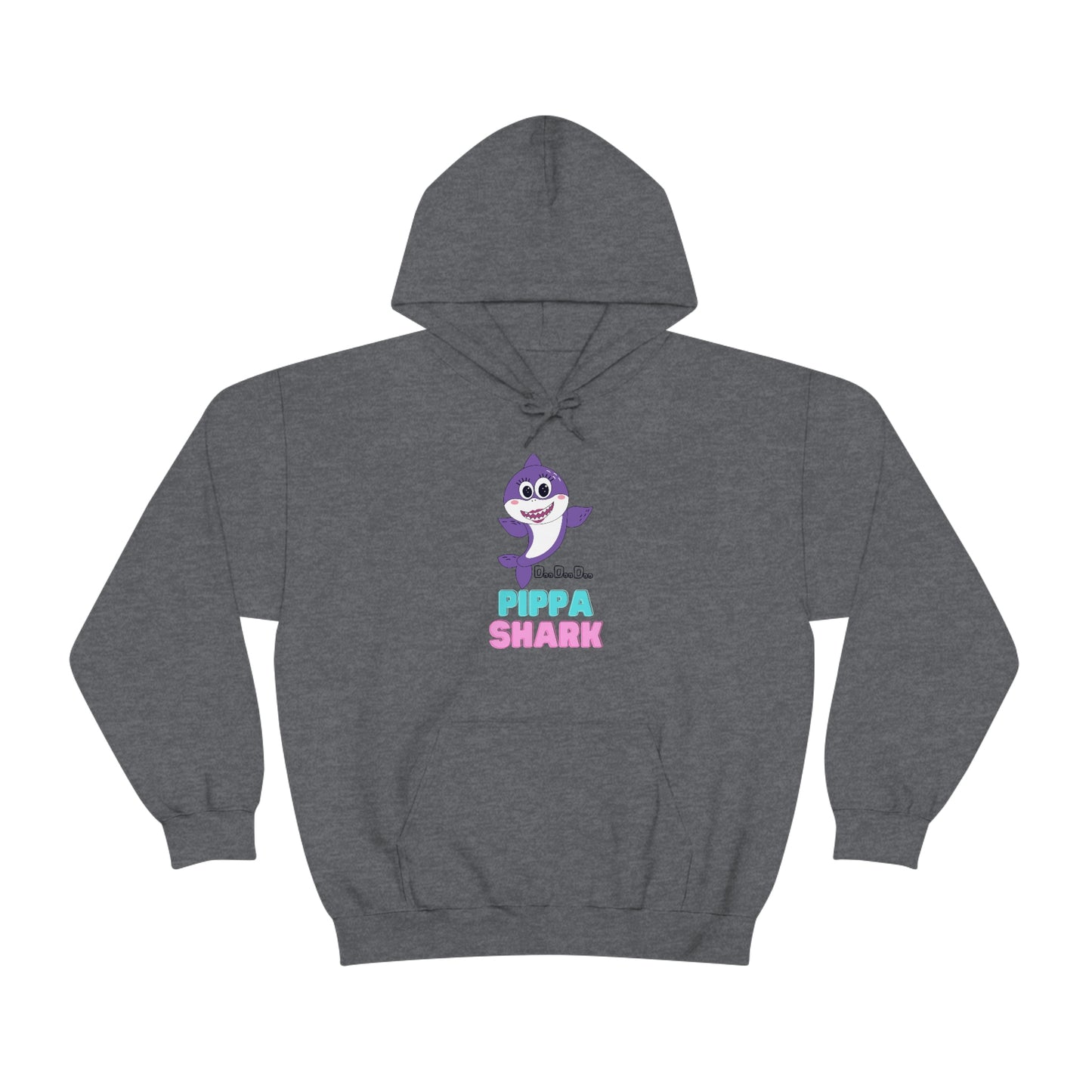 Pippa Shark Hoodie Unisex Heavy Blend Hooded Sweatshirt