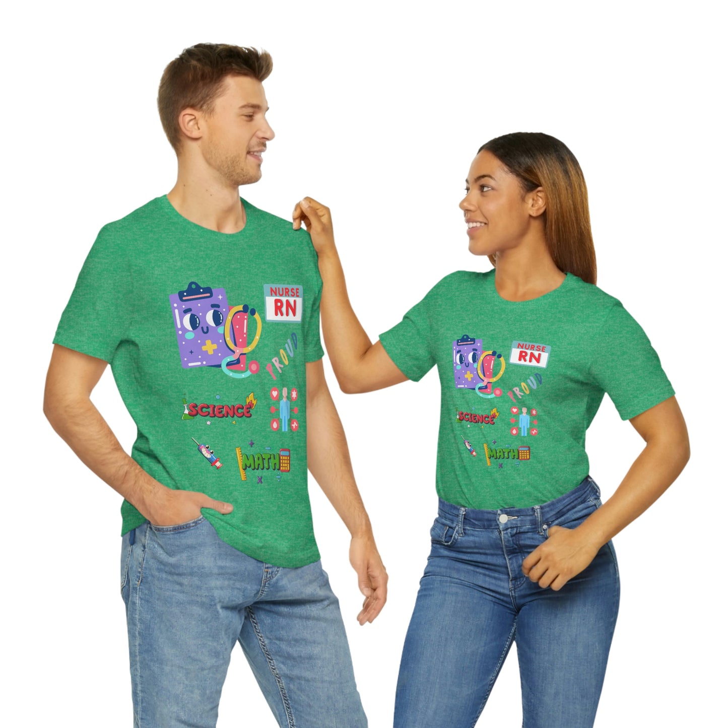 Nurse RN Unisex Jersey Short Sleeve Tee Shirt