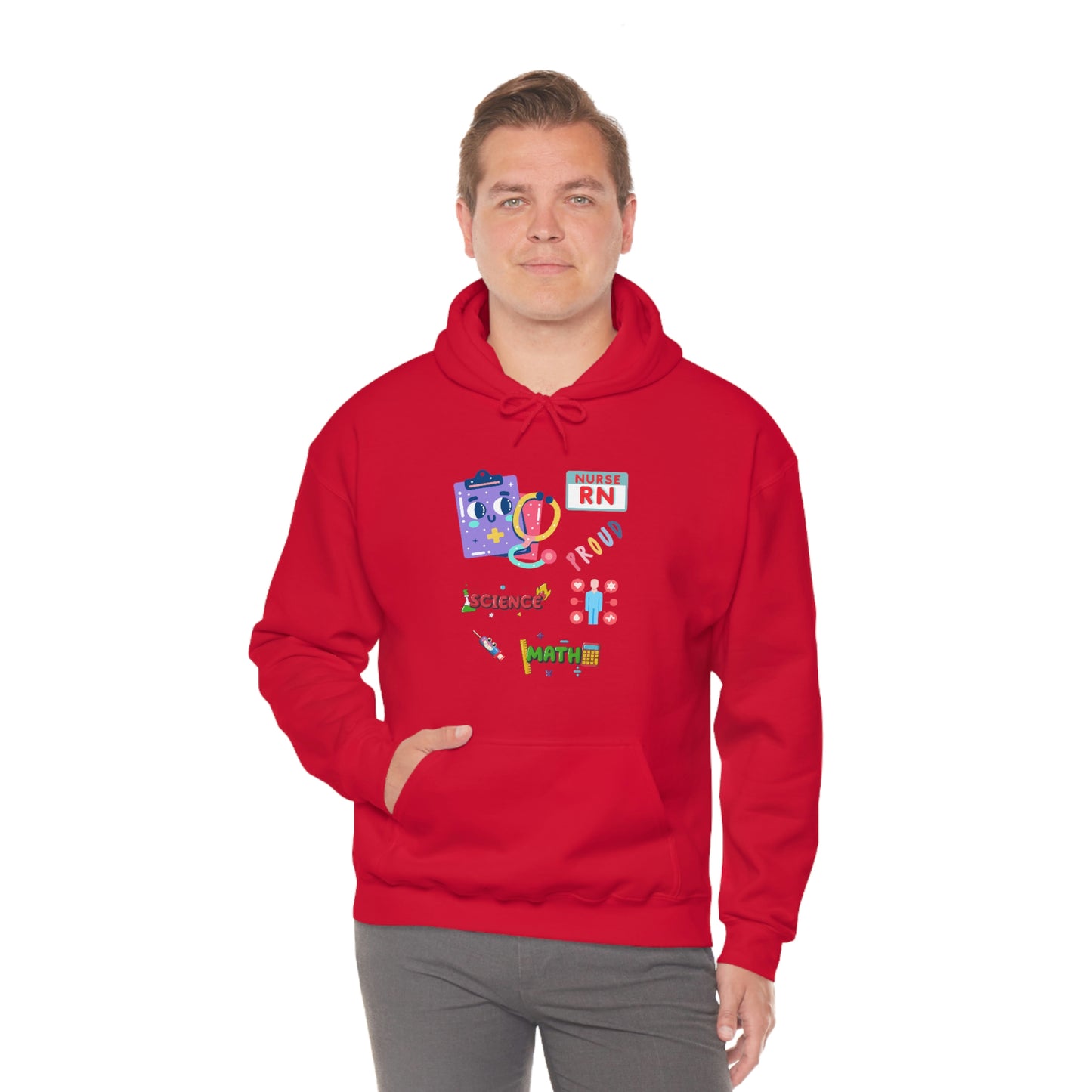 Nurse RN Unisex Heavy Blend Hooded Sweatshirt Hoodie