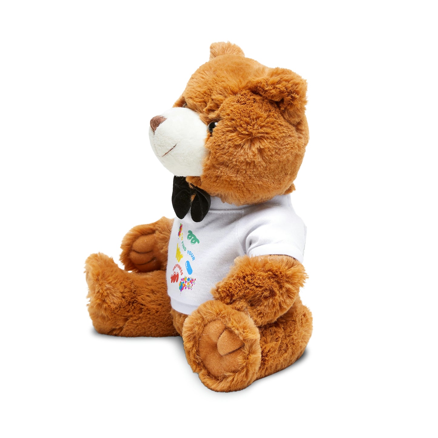 Find your happiness Teddy Bear with T-Shirt