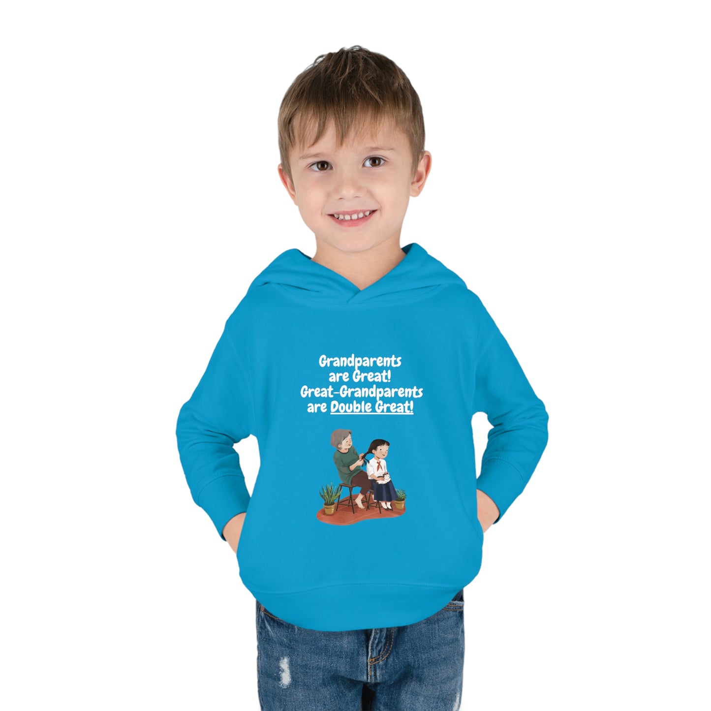 Great Grandparents Toddler Pullover Fleece Hoodie