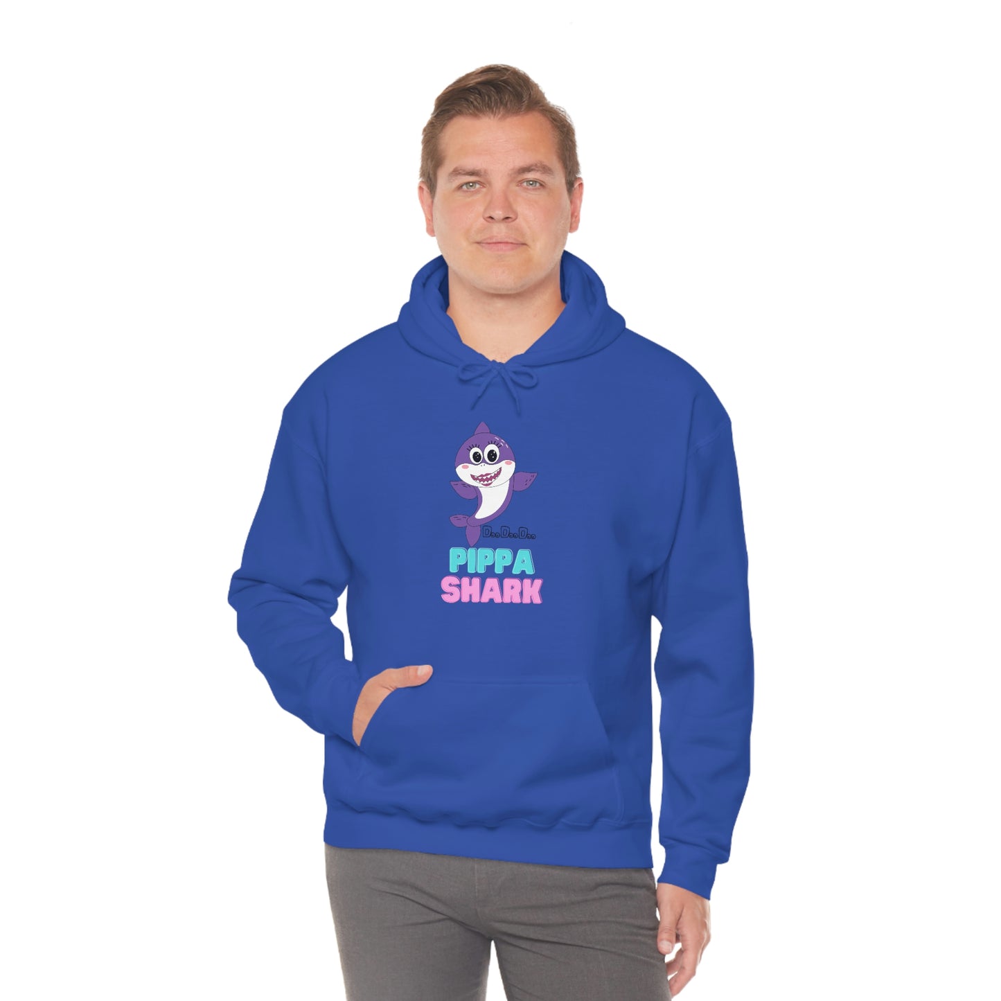 Pippa Shark Hoodie Unisex Heavy Blend Hooded Sweatshirt
