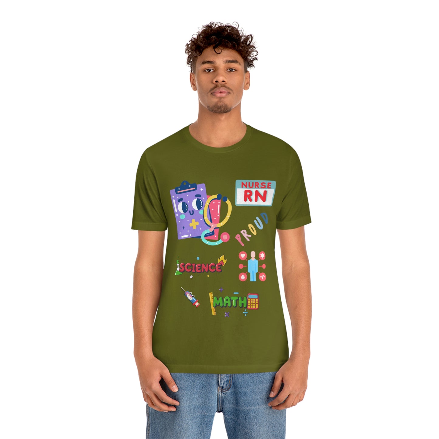Nurse RN Unisex Jersey Short Sleeve Tee Shirt