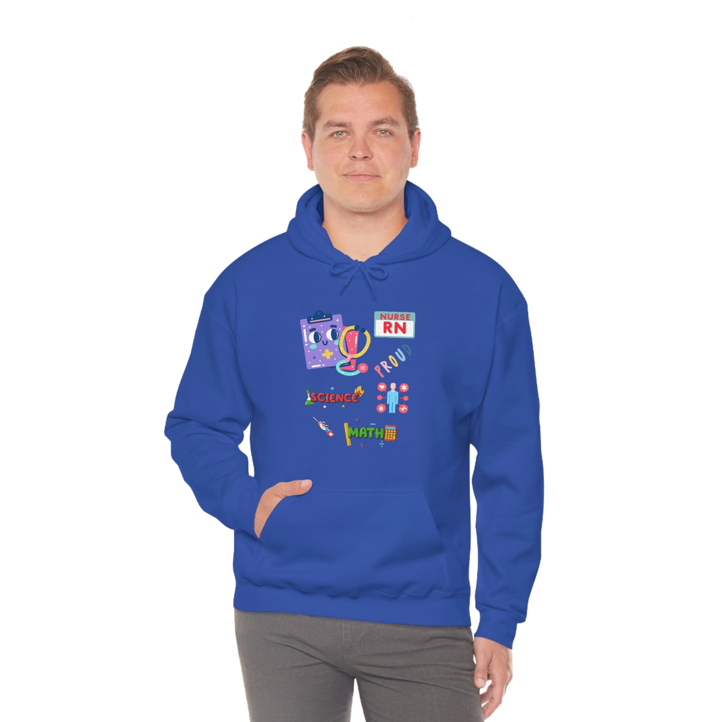 Nurse RN Unisex Heavy Blend Hooded Sweatshirt Hoodie
